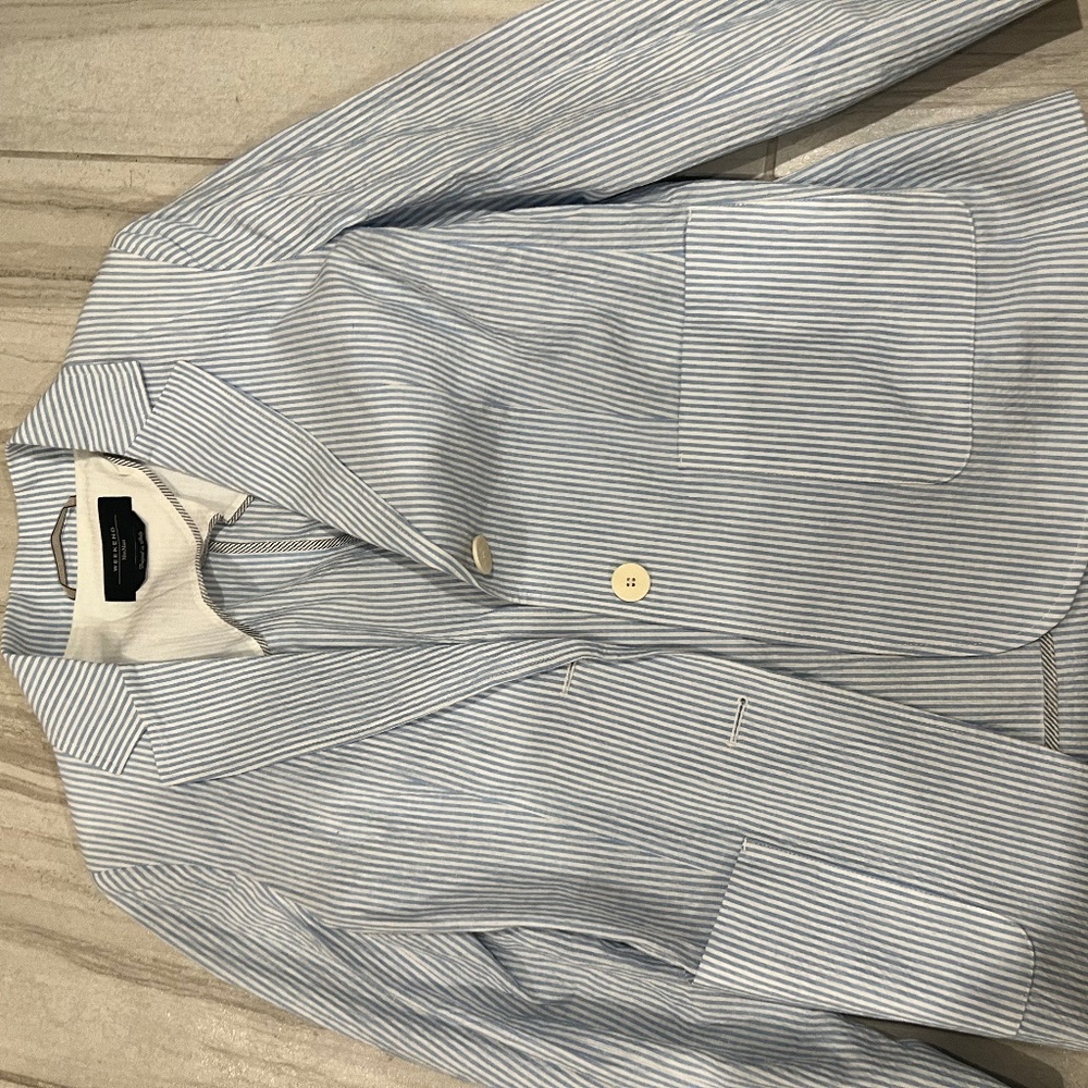 maxmara blue blazer